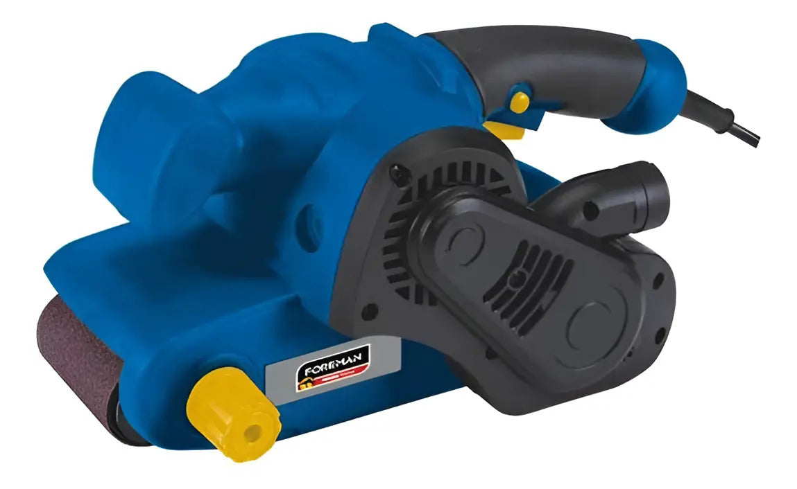 Lijadora De Banda Foreman 810w - Azul 50 60 Hz