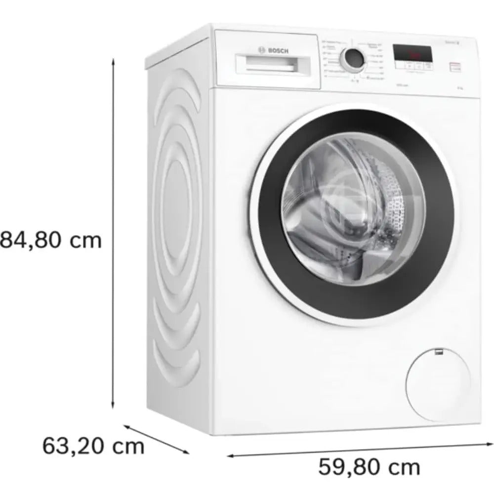 Lavarropas Bosch Frontal 8 Kg Wge03200es - Blanco
