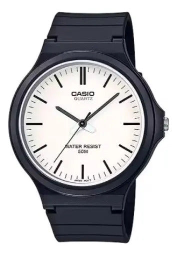 Reloj Casio Silicona Mw-240-7ev - Negro