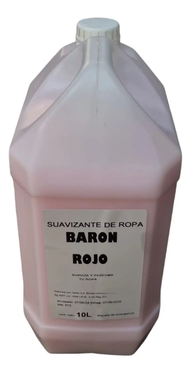 Suavizante De Ropa Barón Rojo 10 Litros