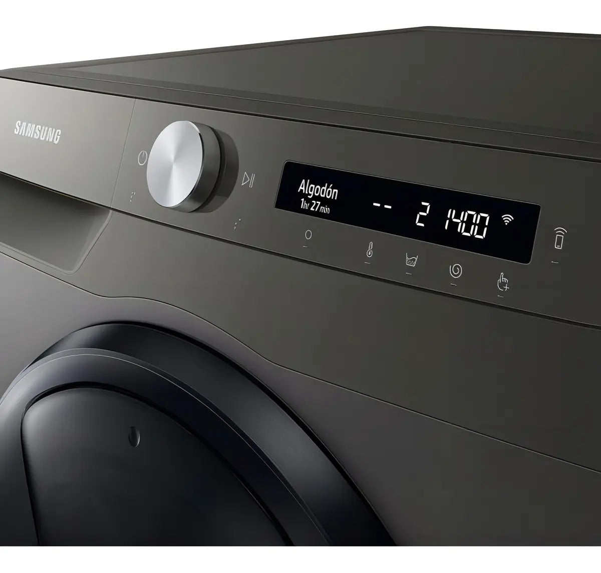 Lavasecarropas Samsung Inox 10,5 / 6 Kg Inv Wd10t554dbn Qofe Gris