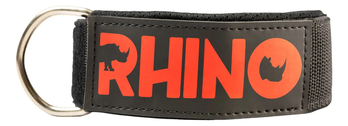 Tobillera Para Polea Máquina Acolchonada Rhino - Negro