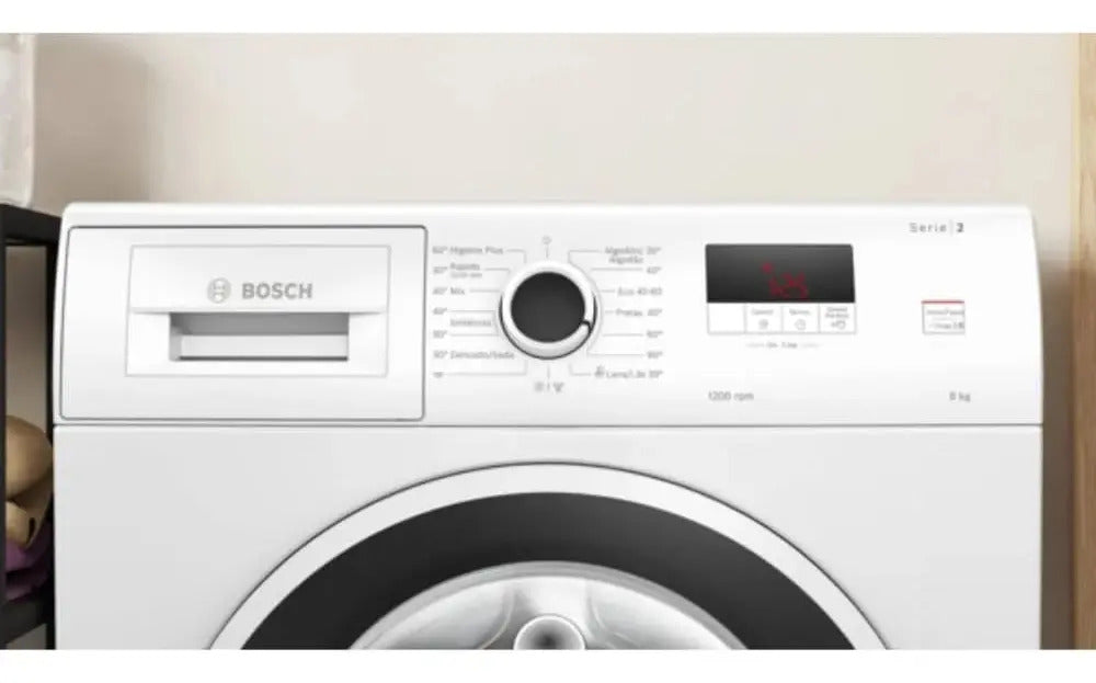 Lavarropas Bosch Frontal 8 Kg Wge03200es - Blanco