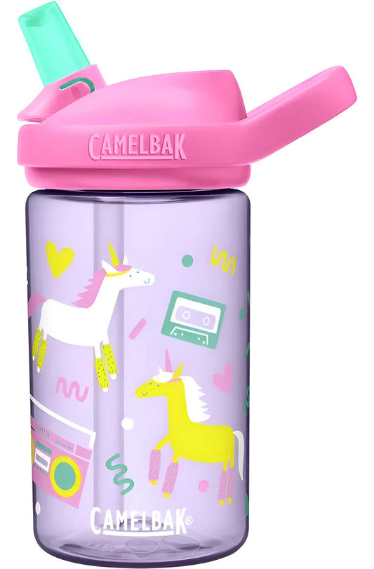 Botella Eddy Plus Kids Unicornios Musicales 400ml Camel Qofe Unicornios Musicales
