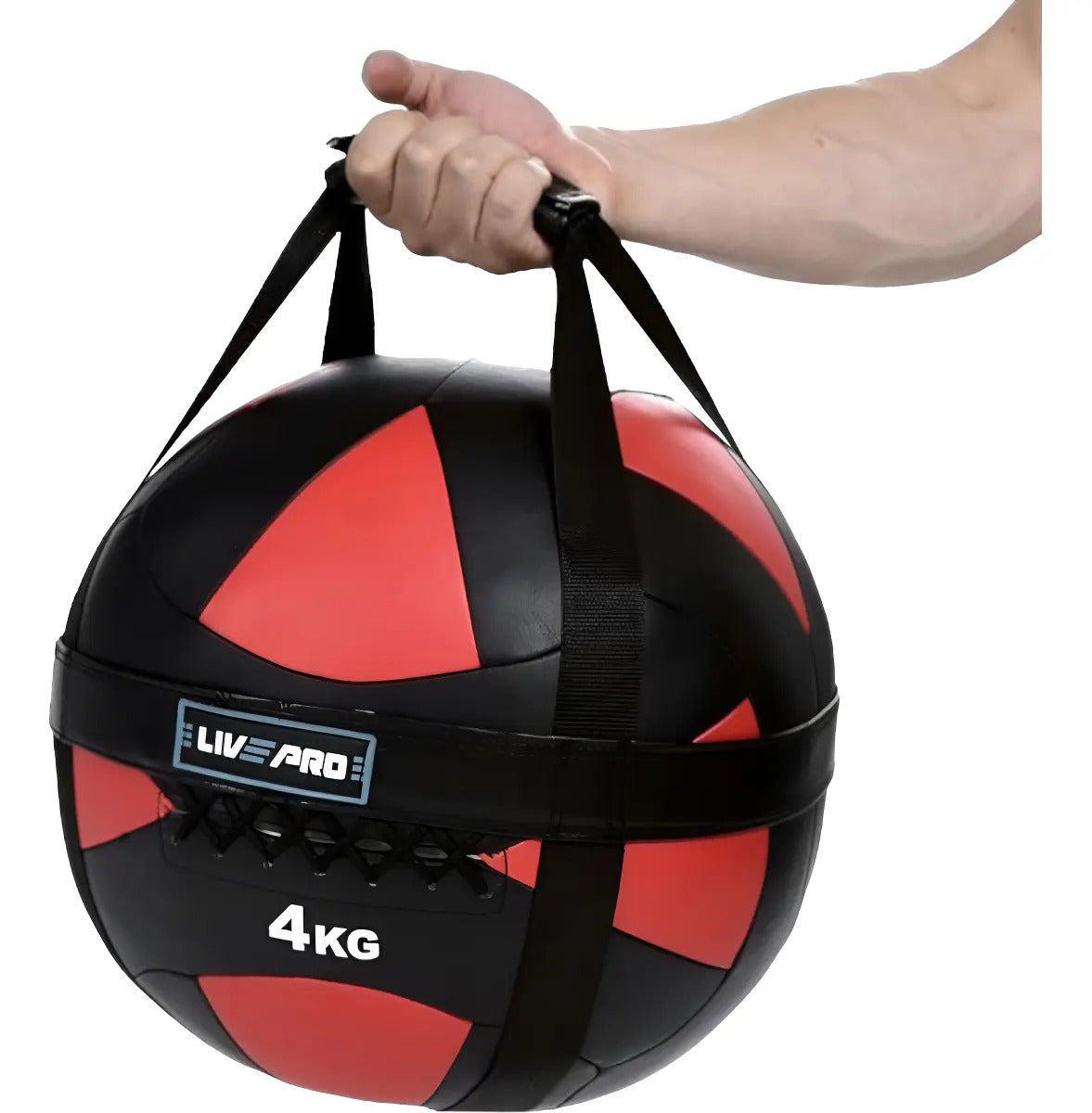 Bolsa Para Agarres Red Wall Ball Gym Livepro - Negro