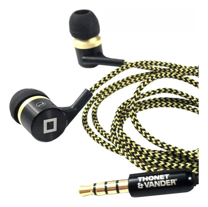 Auriculares Manos Libres Tonet & Vander Klein - Negro