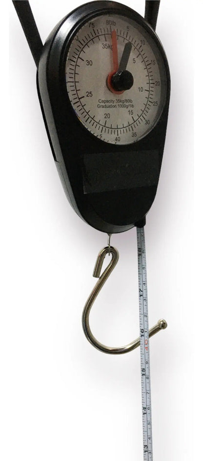 Báscula Manual De Equipaje Portátil Hasta 50kg - Negro