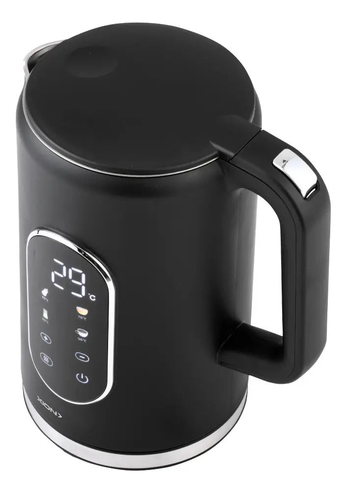 Jarra Eléctrica Xion Temp Regulable 1,7 Lt Xi-gl44 Negro