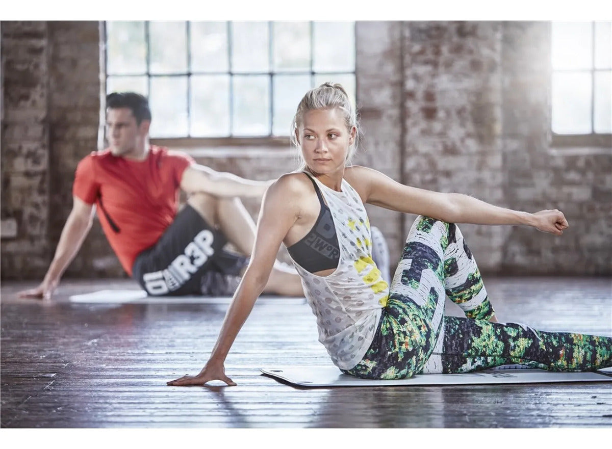 Colchoneta Yoga Mat Reebok 10mm Gris
