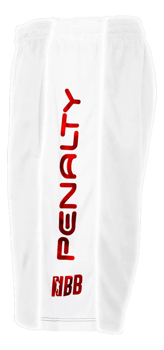 Short Basketball 3x3 Pro Con Bolsillos Penalty - Blanco Xl