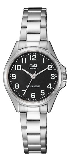 Reloj Q&q Metal Dama 30mm Qa07j205y - Plateado