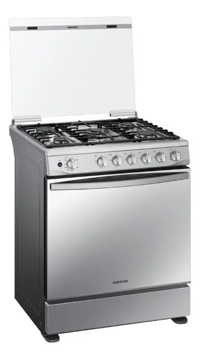 Cocina Samsung A Gas 5 Hornallas 115 L Inox Sanx52a7422cs Qo Espejado