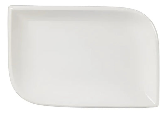 Plato Rectangular Blanco 21×30 Cms. K-260