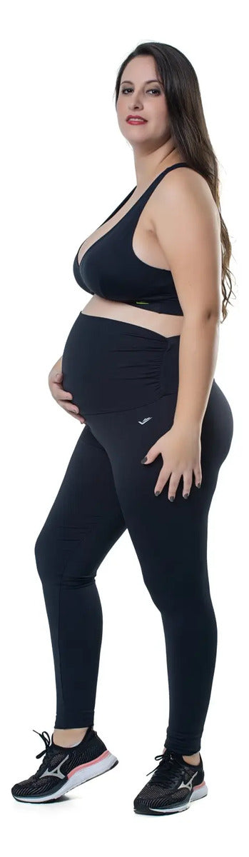 Calza Maternal Embarazadas Deportiva Elite - Negro 2xl