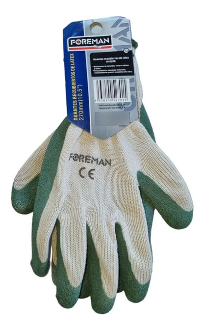 Guantes Recubiertos De Latex Foreman270mm 10.5