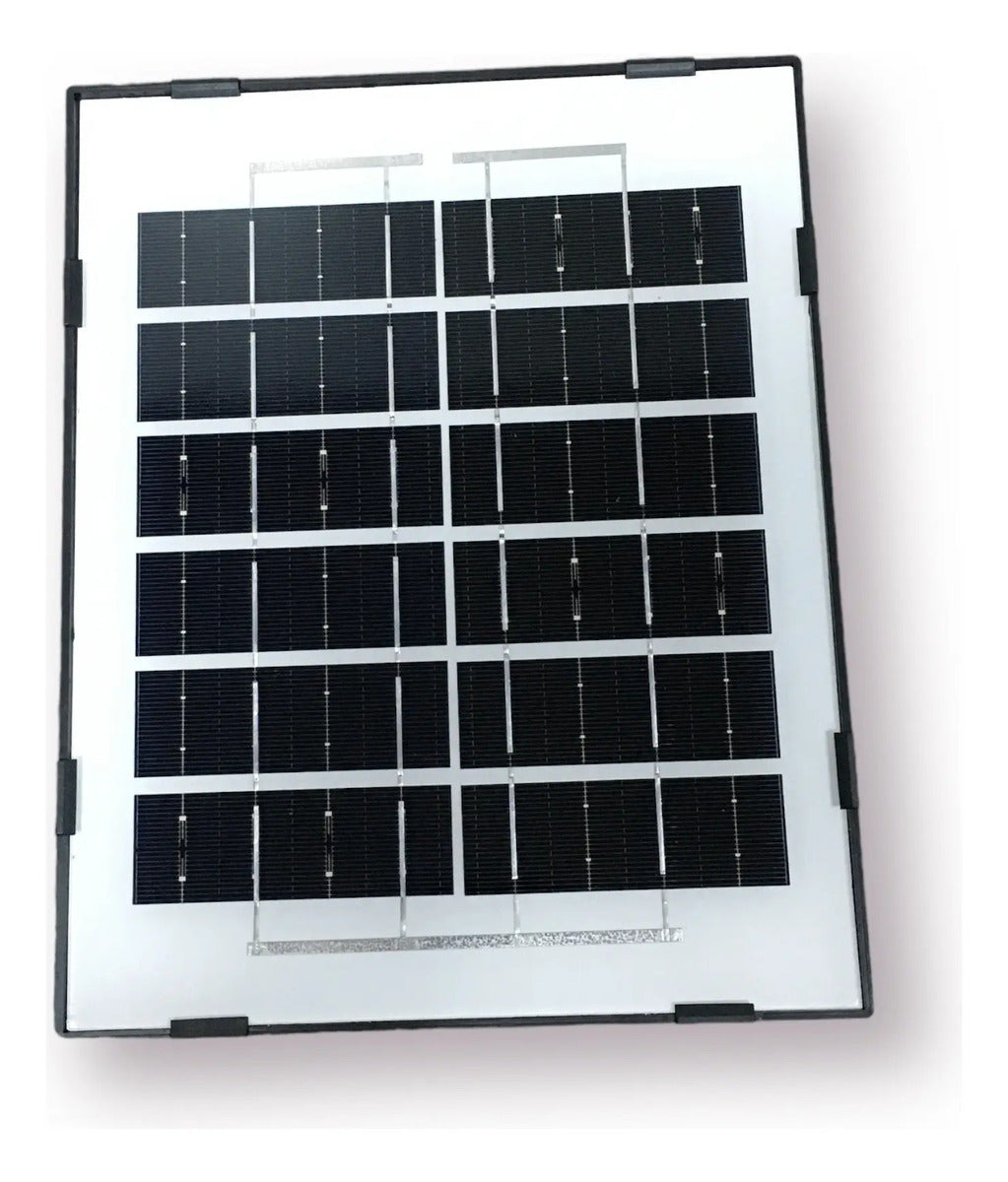 Lámpara Solar De 80w Para Exteriores Ripcolor - Blanco/negro