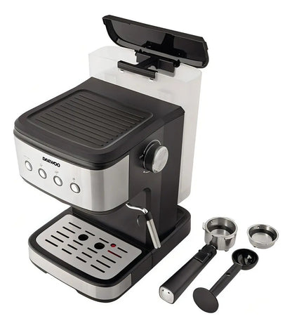 Cafetera Espresso 1,5 Lts Daewoo 20 Bares - Plateado