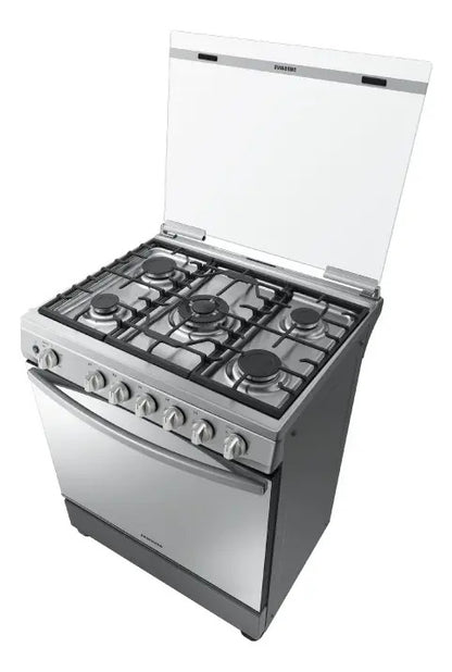 Cocina Samsung A Gas 5 Hornallas 115 L Inox Sanx52a7422cs Qo Espejado