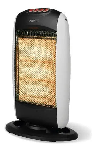 Estufa Halógena Smartlife 1200w Giratoria Sl-hh120 Negro