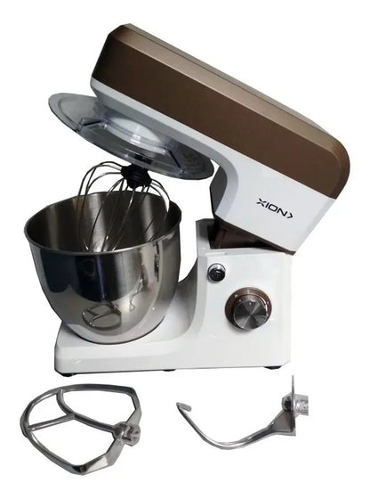 Batidora Planetaria Profesional Xion 1400w Xi-ba1400 Blanco/marrón