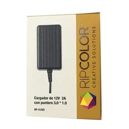 Cargador 12v 2a Puntero 3.0x1.0 Ripcolor