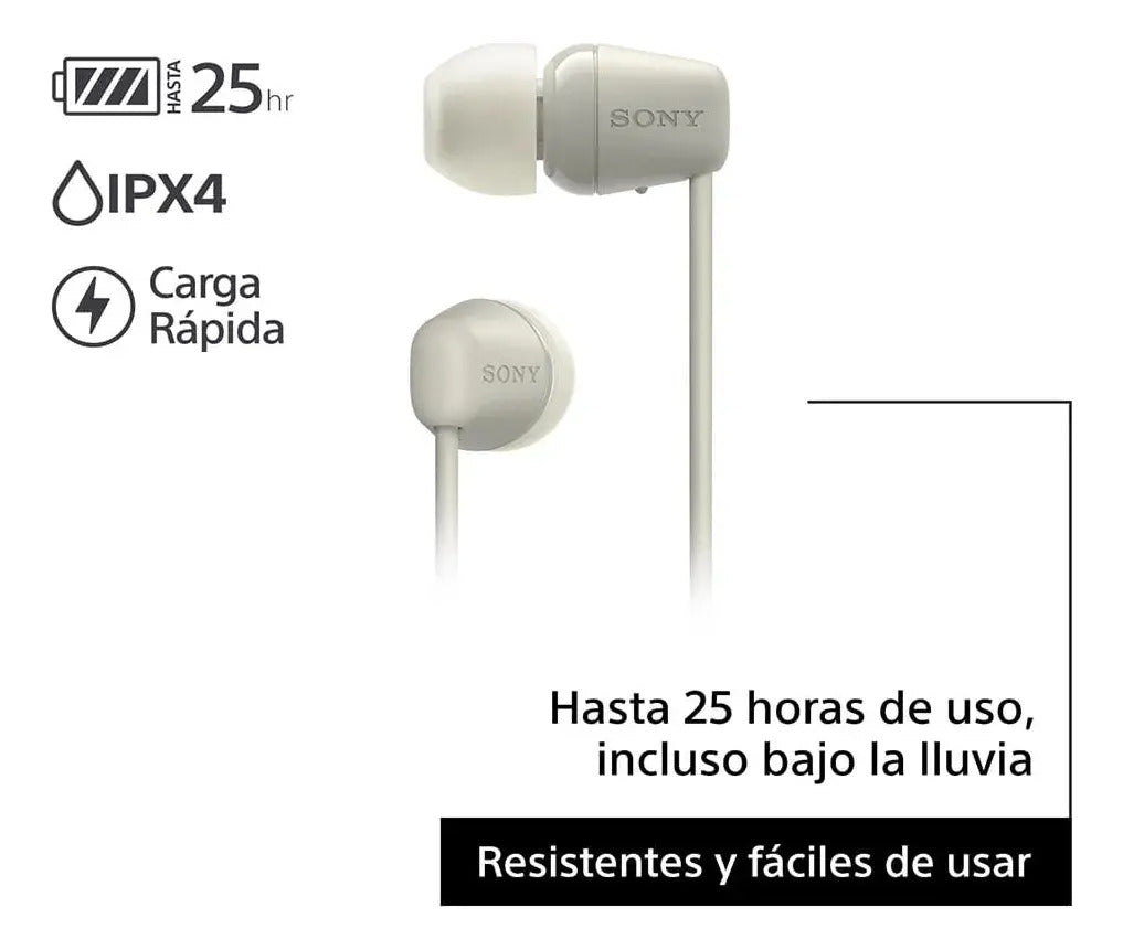 Auriculares Inalámbricos In Ear Sony Wi-c100 - Gris