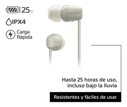 Auriculares Inalámbricos In Ear Sony Wi-c100 - Gris