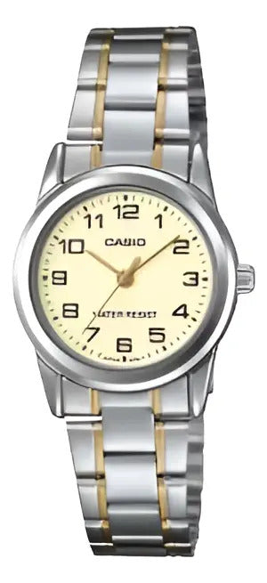 Reloj Casio Metal Dama 25mm Ltp-v001sg9b - Plateado