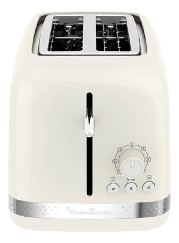 Tostadora Moulinex 2 Ranuras Anchas 850w - Marfil