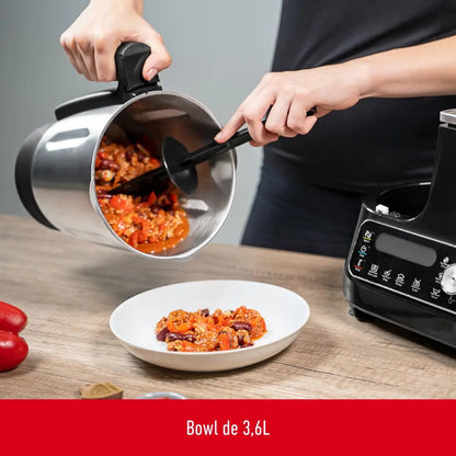 Robot De Cocina Moulinex Compacta 5 Progr 3,6 L - Negro