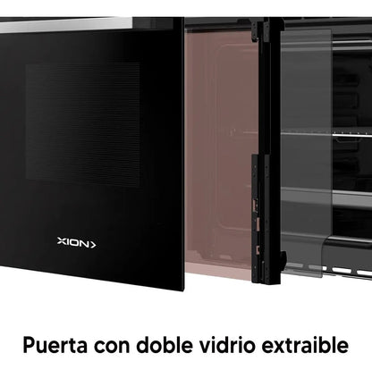 Horno De Empotrar Xion 76 Lts Vidro Negro Xi-hde80b