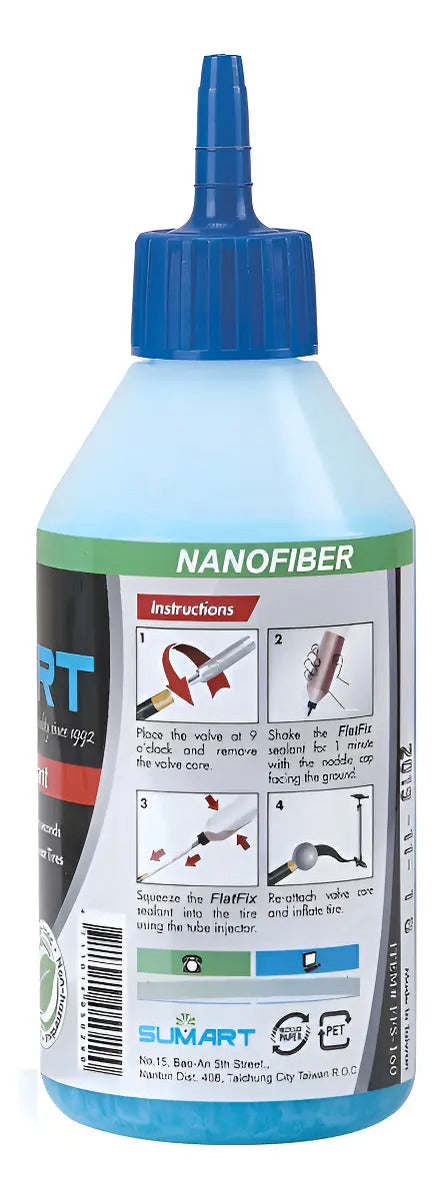 Sellador Pinchazos Neumáticos Flatfix Bici 160ml Sumart Qofe