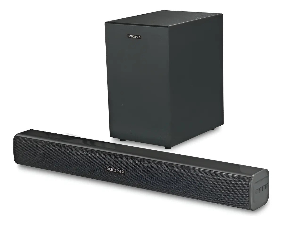 Barra De Sonido Xion 2.1 Con Subwoofer Pmpo Xi-bar60 Negro 50hz-20khz