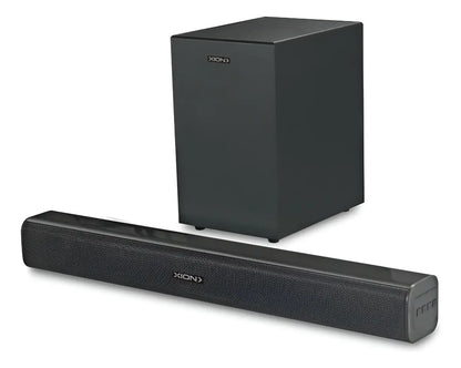 Barra De Sonido Xion 2.1 Con Subwoofer Pmpo Xi-bar60 Negro 50hz-20khz