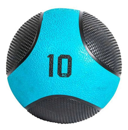 Balón Medicinal Con Pique Pvc 10kg Livepro - Negro