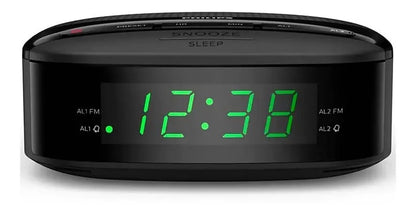 Radio Reloj Despertador Digital Philips Tar3205/12 Negro