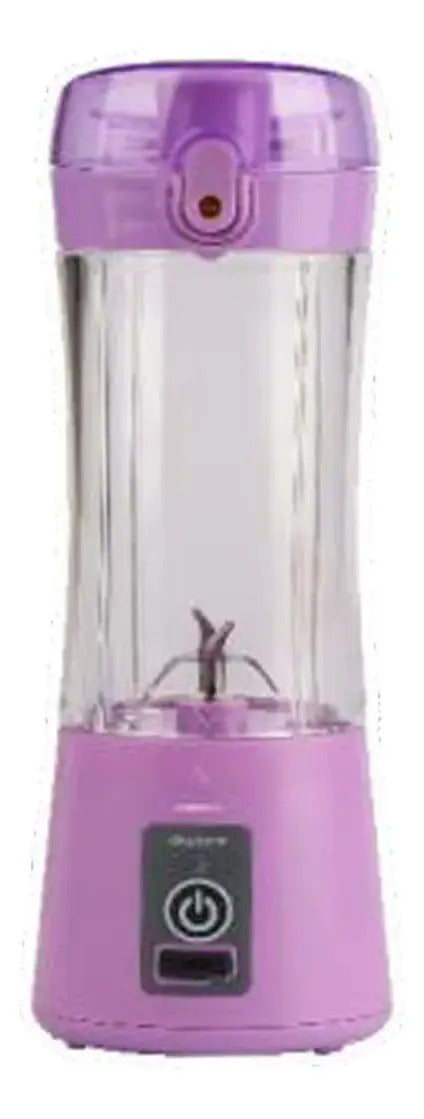 Licuadora Personal Inalámbrica Usb Xion 380ml Xi-li6 Violeta