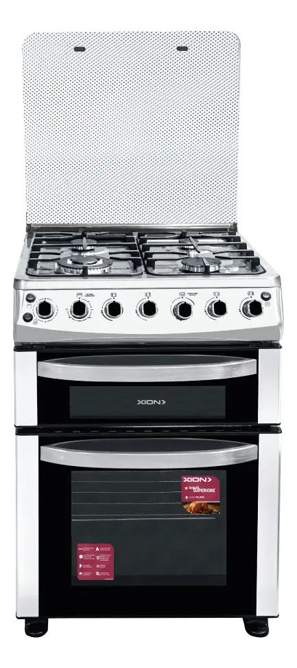 Cocina Xion Doble Horno Combinada Inox Xi-co6020dx Acero Inoxidable