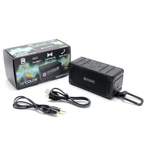 Parlantes Con Bluetooth 10w Ripcolor - Negro