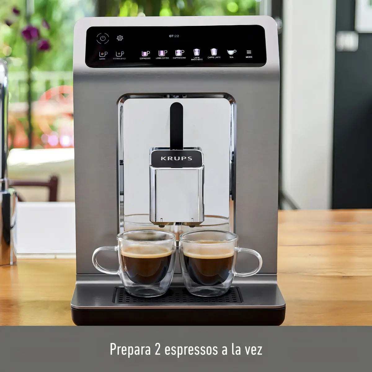 Cafetera Espresso Krups Evidence Ea894t10 - Titanio
