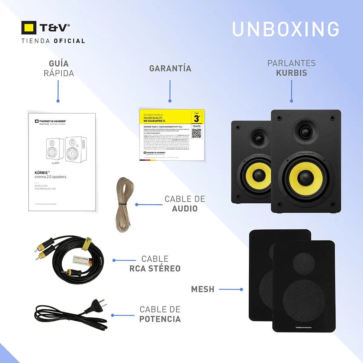 Parlante Thonet & Vander Kurbis Cinema Bluetooth