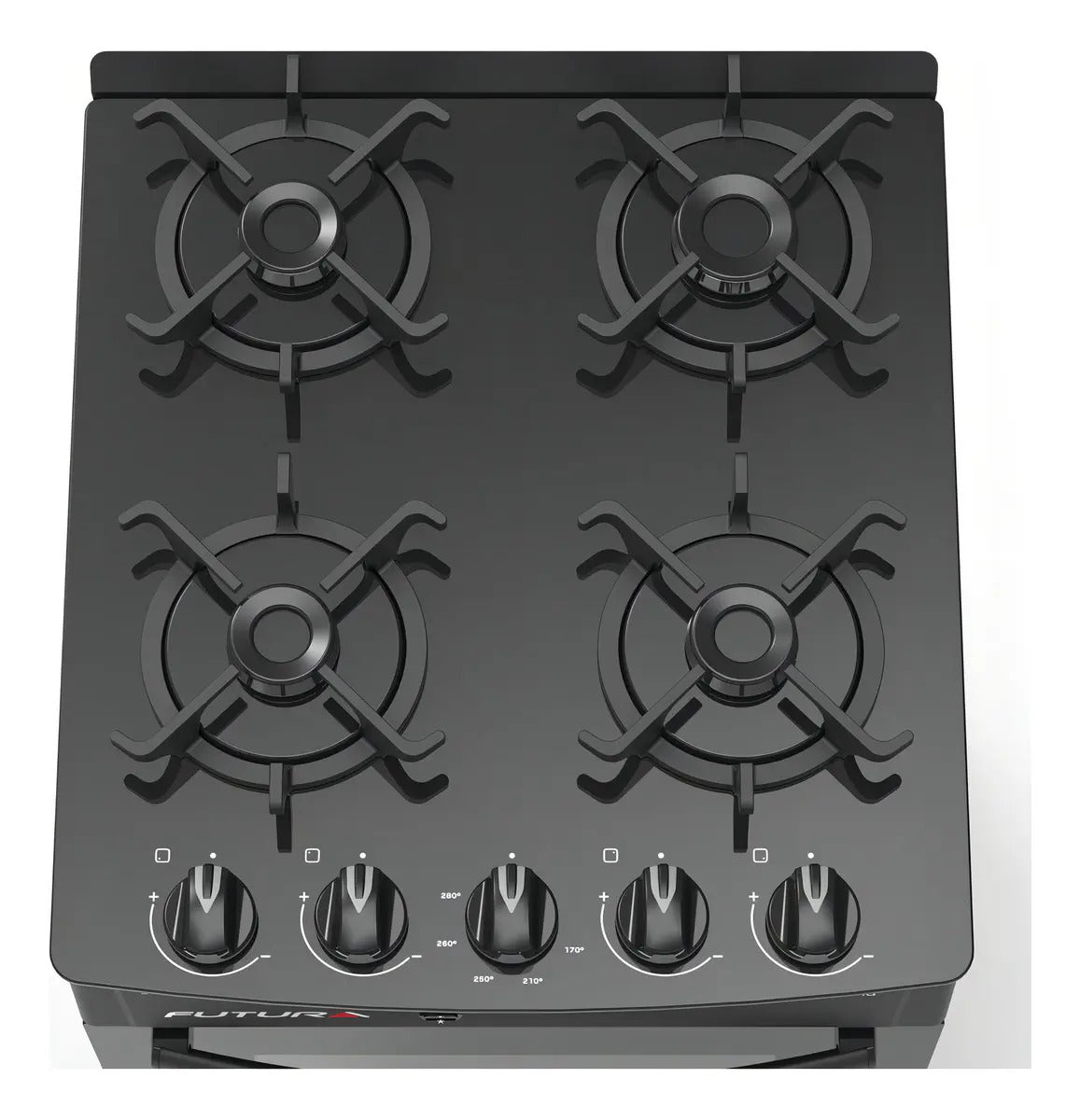 Cocina A Supergas Futura Massima - Negro