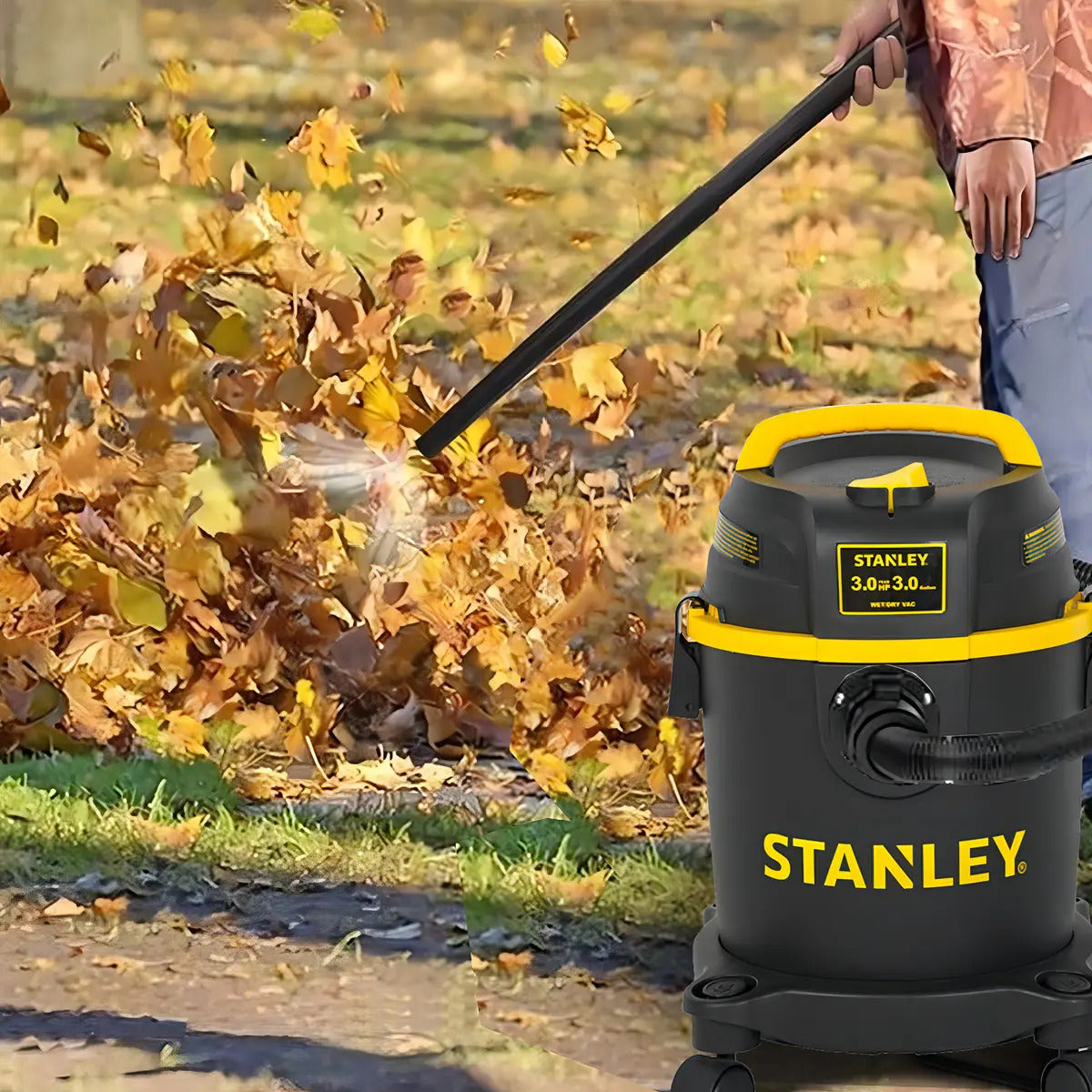 Aspiradora Pro Stanley Polvo Y Agua 11 Lts Sl19202p-3b Negro