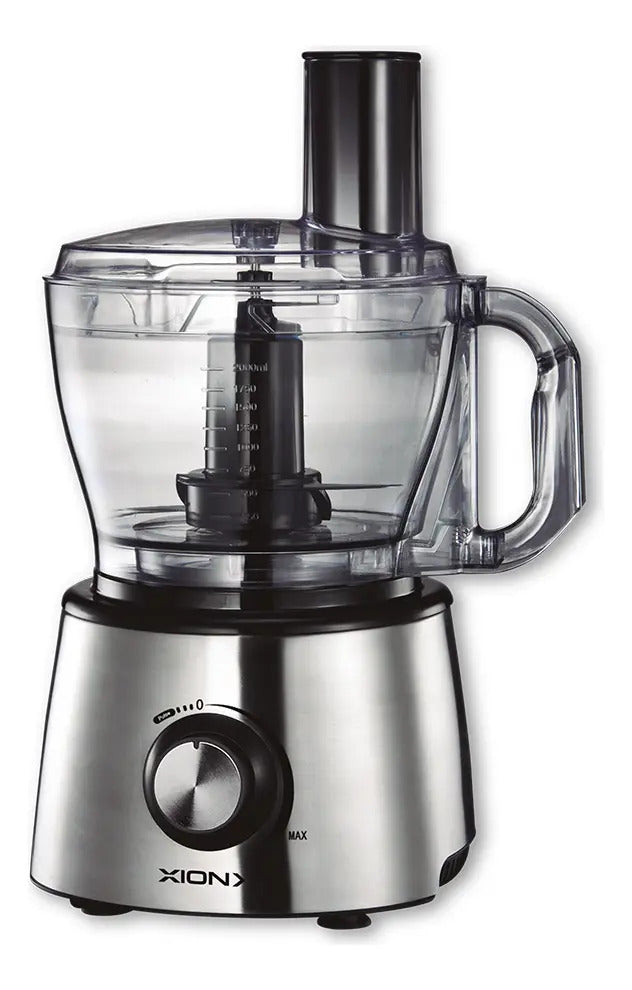 Multiprocesadora Premium Xion 1200w Xi-gl1200 - Plateado