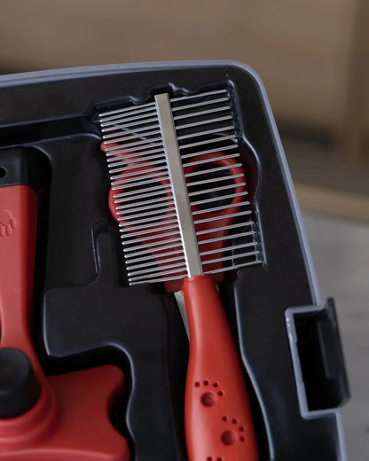 Kit De Corte Para Mascotas Xion Inalámbrico Xi-hairpetkit Qo Rojo