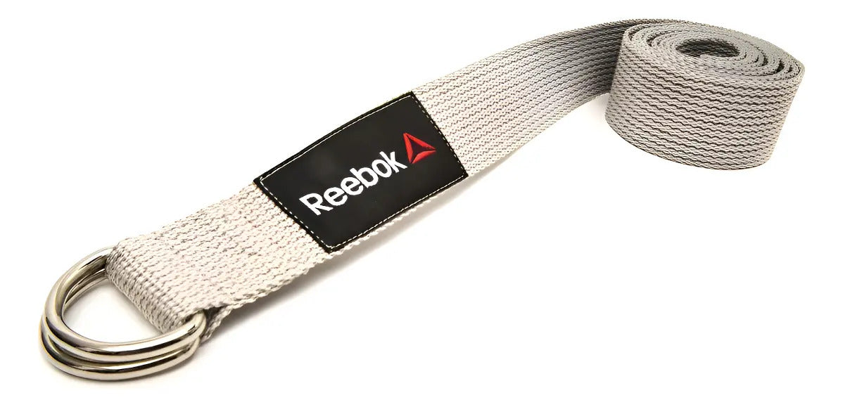 Correa Cinta Para Yoga Pilates Fisio Flex Reebok - Blanco