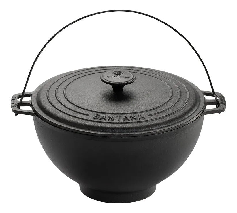 Cacerola Bruja Hierro Con Tapa 20 Cm Santana
