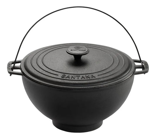 Cacerola Bruja Hierro Con Tapa 20 Cm Santana