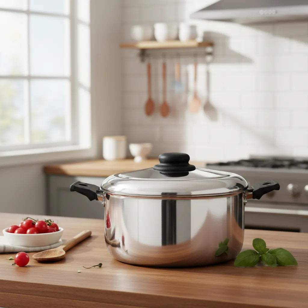 Cacerola Aluminio Asa Baquelita 24 Cm 4.7 L Arary