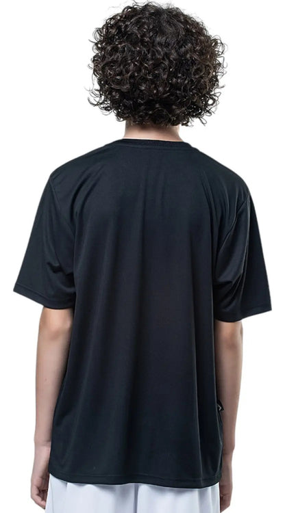 Remera Camiseta Niño Secado Rápido Poliéster Elite Negro 10